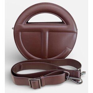 Telfar Chocolate Vegan Leather Large Round Circle Bag (Highly Desired Bag)